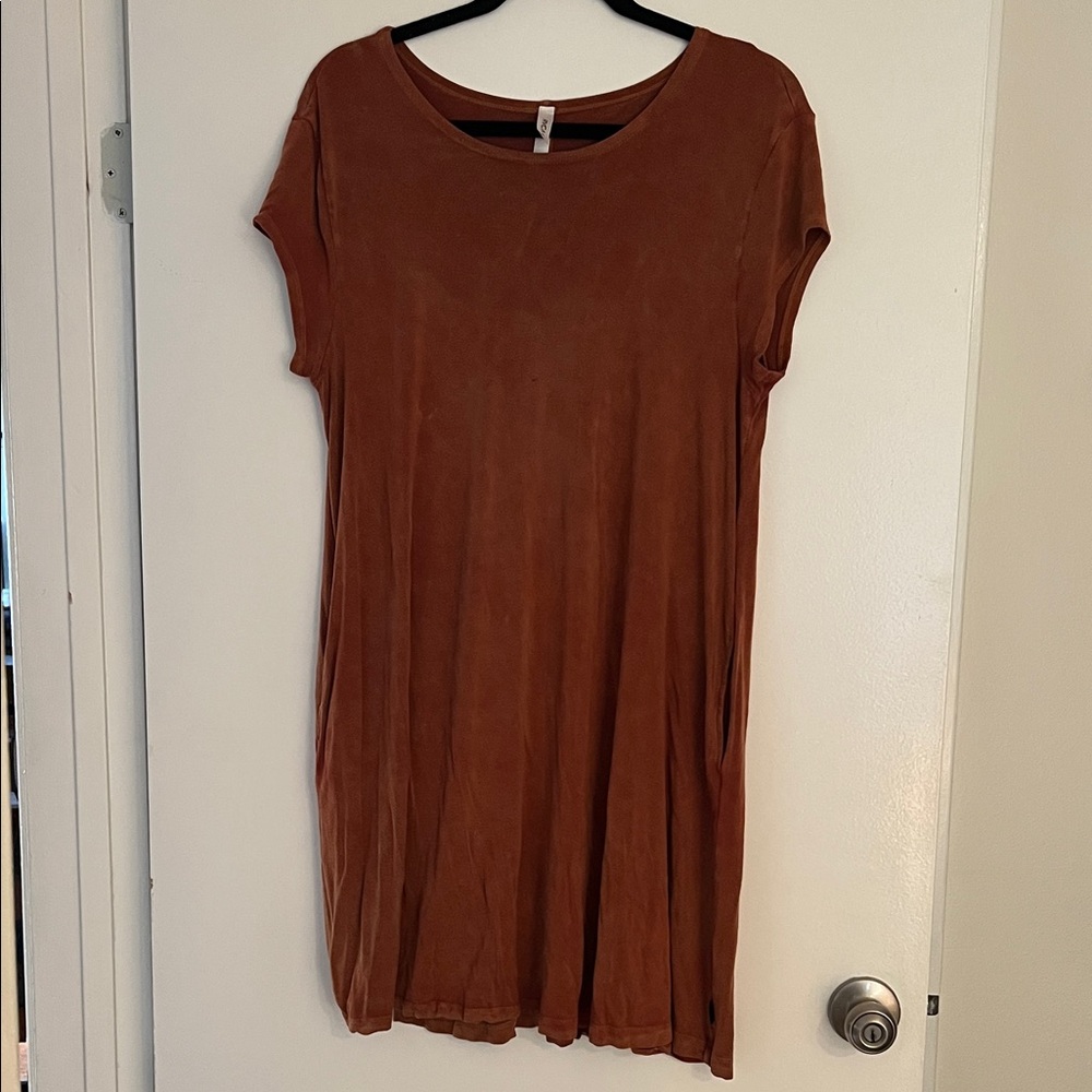 RVCA Terracotta Short Sleeve Dress